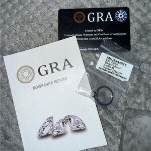 Size 6 GRA Moissanite with Certificate